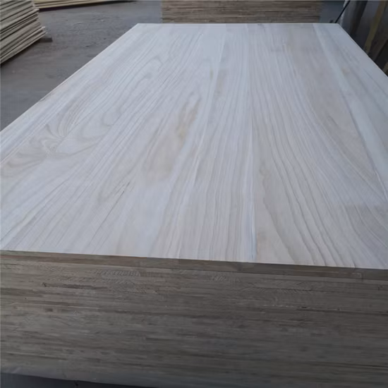 Pannello incollato con bordi in legno massello di Paulownia di dimensioni personalizzate all'ingrosso per imbarcazioni in legno